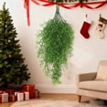 thumbnail image 5 of Artificial Flowers for Outdoors, Vine Plant Fake 2 Pcs Ferns Artificial Plants Large Faux Hanging Plant Artificial Hanging Plants Wall Plants Garden Wedding Party Indoor Outdoor Decor (Light Green), 5 of 13