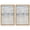 Gold Frame, variant on Silk Watermark Set Canvas Print Boho Gold Wall Decor Set by Art Remedy, Gallery Wrapped, 10 x 15