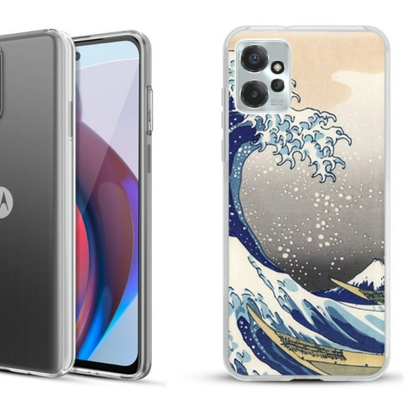 OneToughShield ® Compatible with Motorola Moto G Power 5G 2023 Fashion Phone Case - Great Wave