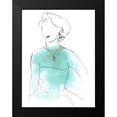thumbnail image 2 of Vess, June Erica 15x18 Black Modern Framed Museum Art Print Titled - Fashion Splash IV, 2 of 5
