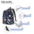 thumbnail image 5 of Casual Canvas Backpack Without Interlayer Large Capacity Stick Bag Design For Outdoor Shopping Office Outdoor Sports Independence Day Theme Star (3) Small, 5 of 7