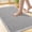 Gray, variant on Waffle Bath Mat 24"x17", Extra Soft Absorbent Bathroom Rug, Non-Slip, Quick Dry, Machine Washable, Brown