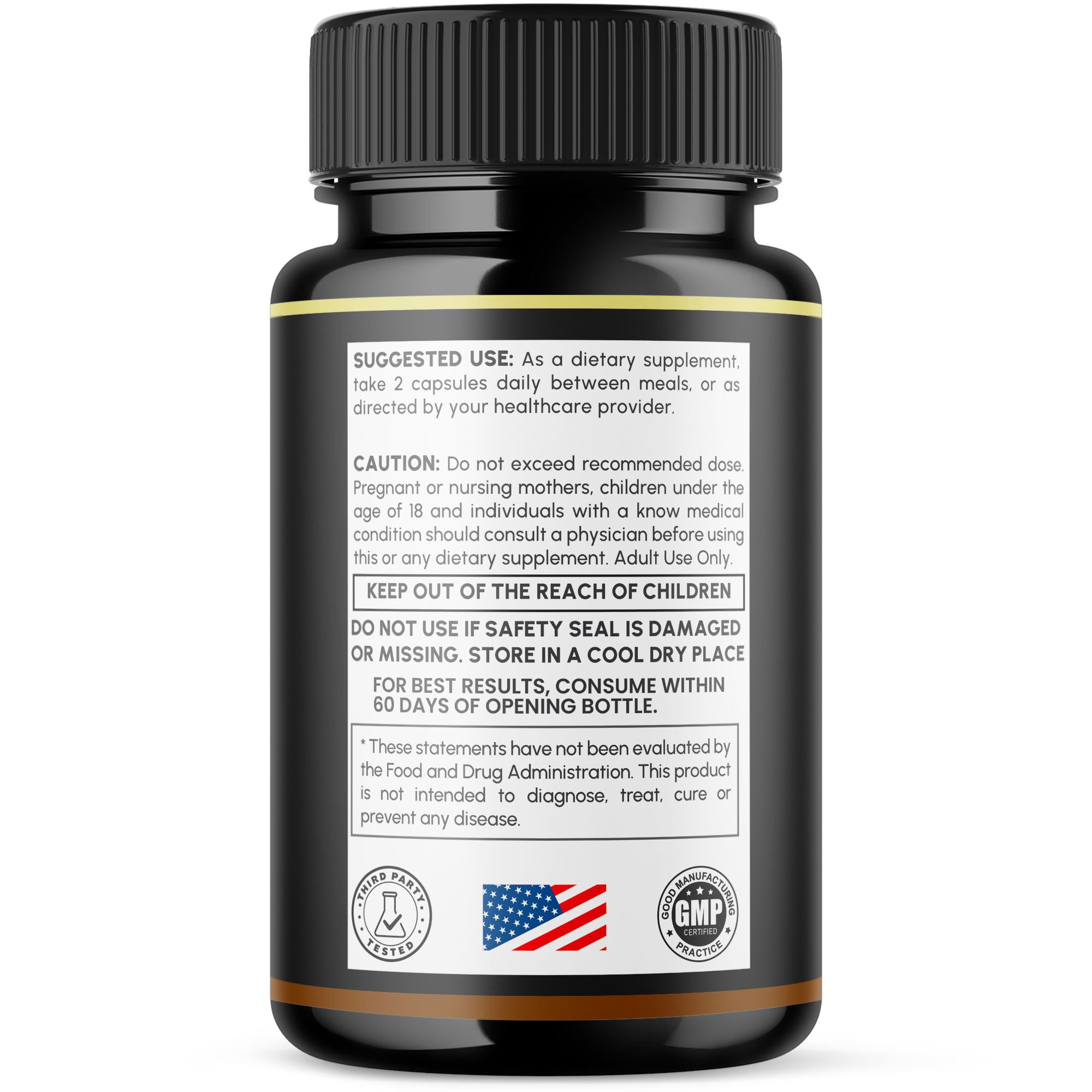 IQ Honey Advanced Brain Support Formula Supplement IQHoney 180 Capsules