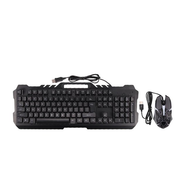 Juego Teclado Juego Teclado Usb Ratón Juego Teclado Luz Colorida AweSitey EL013443-01