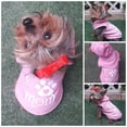 thumbnail image 3 of Jersey con capucha para perro o gato Mi Baúl Rosa I Love Mom Talla 6, 3 of 4