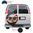 thumbnail image 4 of KAKALAD Sunglasses Bald Eagle American Flag 07 Spare Tire Cover Universal Vehicle Accessories Buckle Car Tools 14”in, 4 of 6