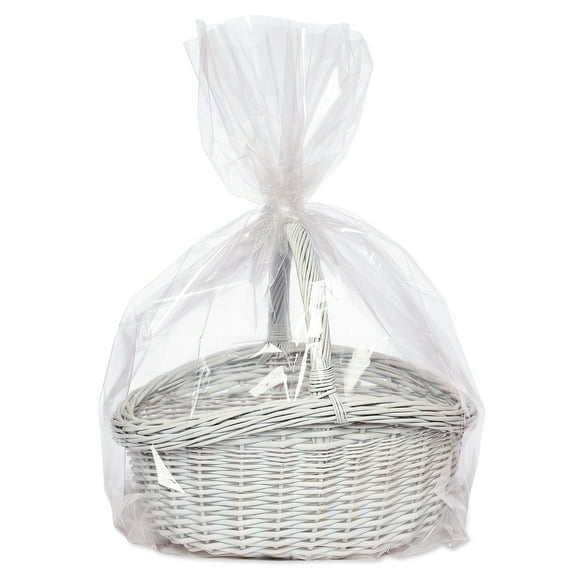 American Greetings 72 in. Clear Basket Bag (1-Count)
