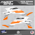 thumbnail image 3 of Kalair GFX Graphics Kit for Yamaha ATV YFZ 450 Carburator (2004-2008) Razor Series, 3 of 5
