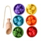 thumbnail image 5 of tazas Juguete Montessori Juguete de aprendizaje preescolar Juego de clasificación de colores Motor 18 bolas 6 tazas y cuchara de, 5 of 9