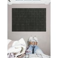 thumbnail image 2 of Linon Home Decor Evolution Area Rug Collection, Black and Black, 8' Round, 2 of 5