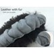 thumbnail image 4 of Juego de 3 fundas universales para volante de coche (negras), adecuadas para fundas de volante de felpa de invierno de 37-39 cm, 4 of 5
