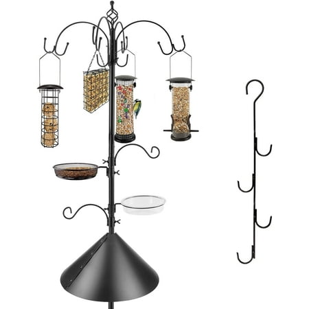 Hantdan Bird Feeding Station Kit Bird Feeder Pole Wild Bird Feeder