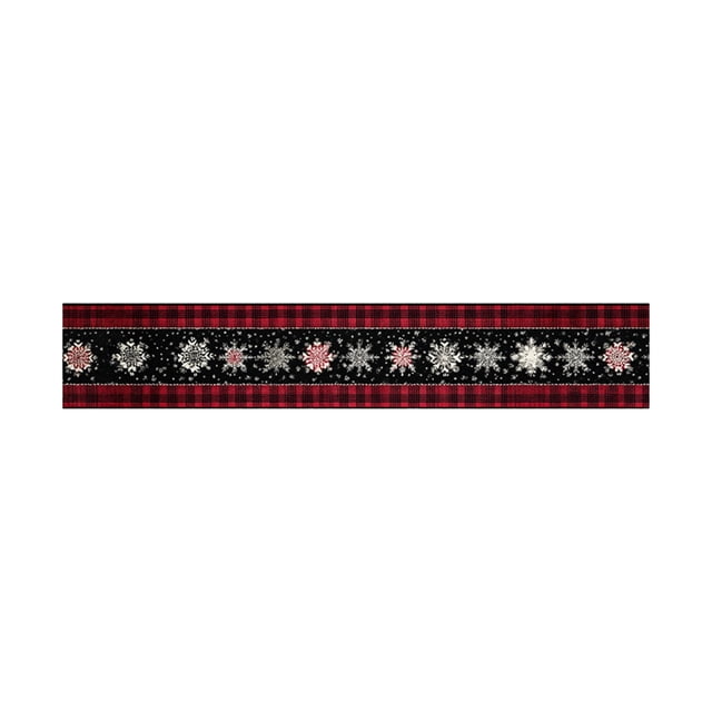 Coffee Tables for Living Room,72x13 Inch Christmas Tablecloth and Table Flag with Waterproof Design for Coffee Table Long Decor Supplies