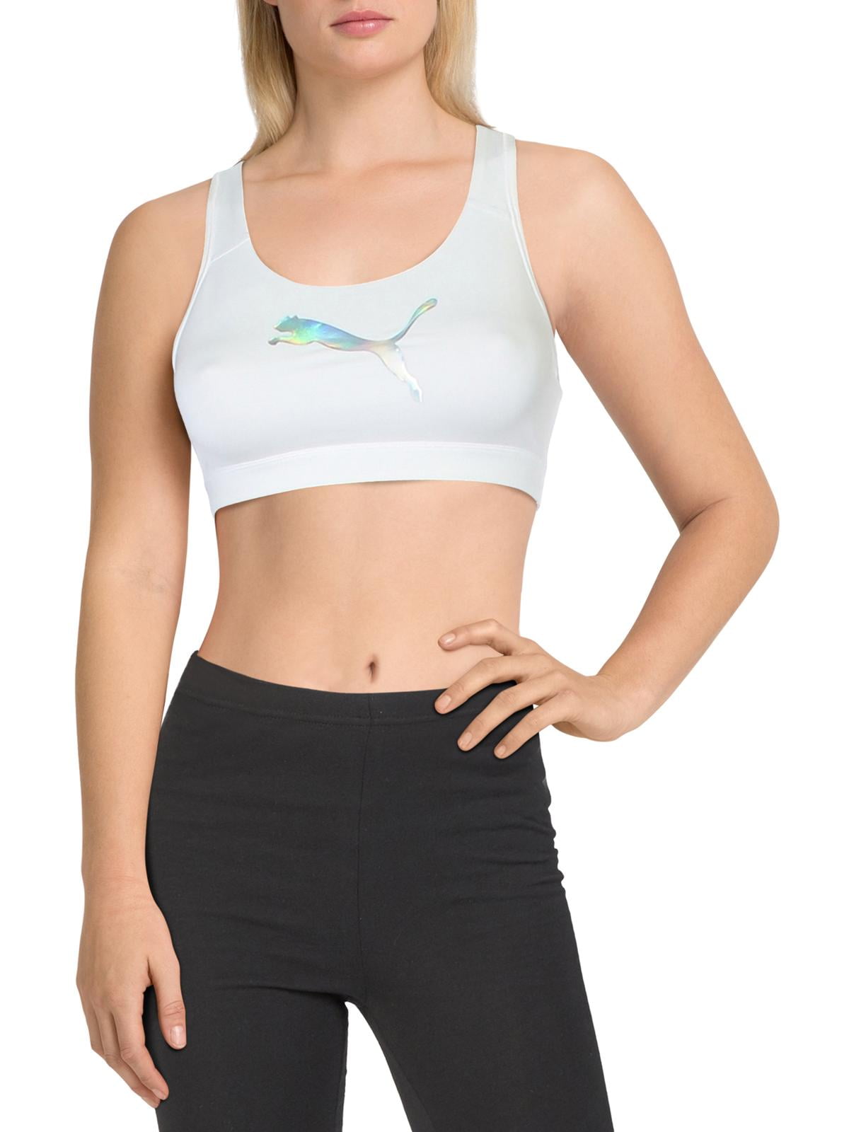 puma medium impact seamless sports bra