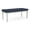 Castillo Batik, variant on Lesro Lenox Steel Polyurethane 2-Seat Waiting Room Guest Bench in Silver/Castillo Metal Gray