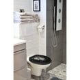 thumbnail image 6 of 18-Inch Black Elongated Toilet Seat With Leopard Print, 6 of 6