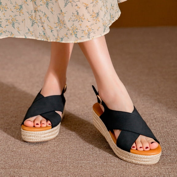 Vedolay Casual Shoes Sandals for Women Casual Summer Arch Support Orthopedic Sandals,Blue 8