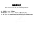 thumbnail image 2 of CMX Rear Brake Drums Pair for Car 2012-2018 Ford Focus K8-101932, 2 of 8