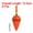 Orange 0.88oz, variant on Uxcell 1oz Lighted Fishing Slip Bobbers EVA Light Up in Red Fishing Float with Battery 4 Pack