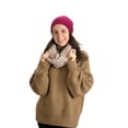 thumbnail image 2 of Candid Red Slouchy Cotton Beanie All Season Adult Men Women, 2 of 3