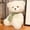 Green, variant on 9.8in White Bear Plush Doll with Scarf, Cute Teddy Stuffed Animal Toy with Soft Cotton, Cozy Hugging Plushie for Kids Boys Girls, Sleeping Companion, Birthday Christmas Holiday Gift and Decoration