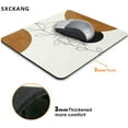 thumbnail image 4 of Abstract Plant Mouse Pad - Personalized Premium Texture, Delicate Modern Boho Line Art, Washable Cloth Non-Slip Rubber Base, Perfect for Office, Stylish and Functional, 4 of 6