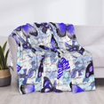 thumbnail image 3 of Fotbe Butterflies Manta de Franela con Estampado, Manta Ultrasuave para Cama, Sofá, Auto, Hipoalergénica y Antibolitas-40"x30", 3 of 6