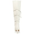 thumbnail image 4 of Journee Womens Kaavia Comfort System Wide Calf Pointed Toe Knee High Boots, 4 of 10