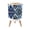 Color 5, variant on Mexican Talavera Small Trash Can with Lid Blue Yellow Moroccan Tile Floral vintage 1.8 Gallon Dog Proof Trash Can Round Garbage Can Waste Bin Wastebasket for Bathroom Bedroom Living Room