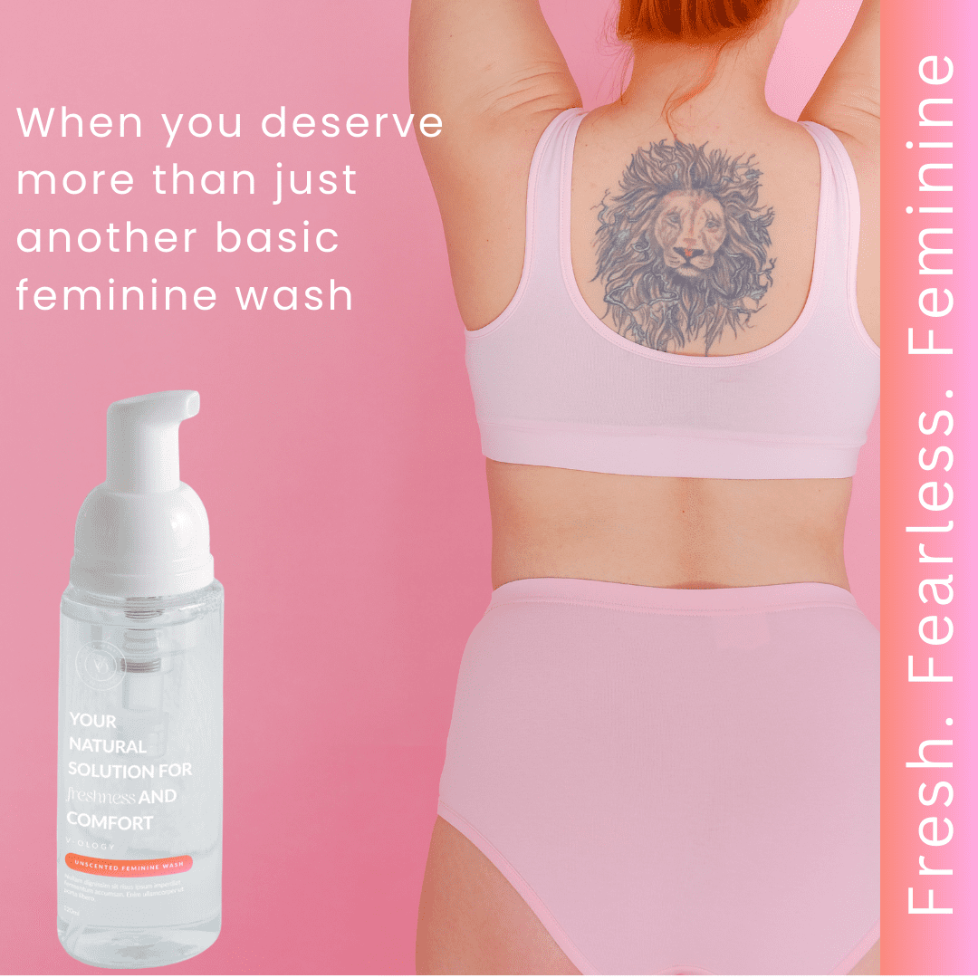 V-Ology Feminine Wash Daily Care Kit  Hydrating Feminine Foaming Wash For Sensitive Skin And All Natural Moisturizing Vulva Balm