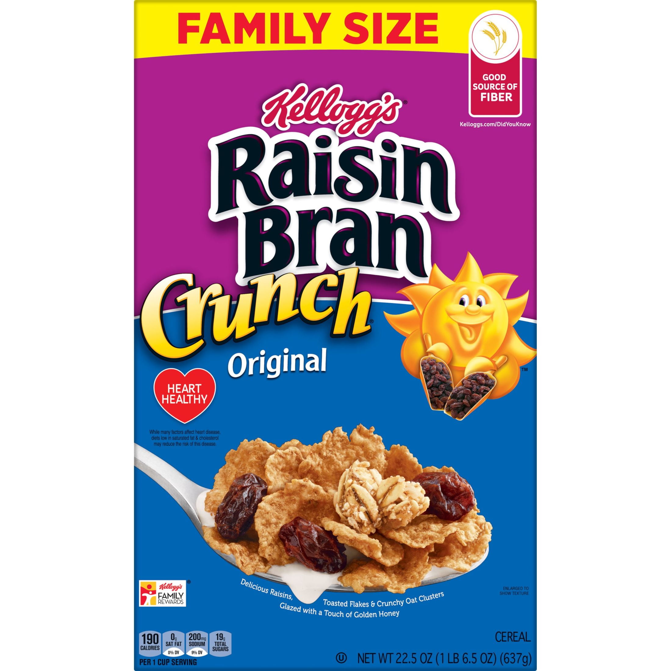 Raisin Bran Crunch® Apple Strawberry Clusters Cereal, 14.5 oz - Fry's Food  Stores