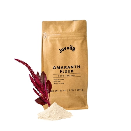 Jovvily Amaranth Flour - 2 lb - Gluten Free - Non GMO - Flour Alternative