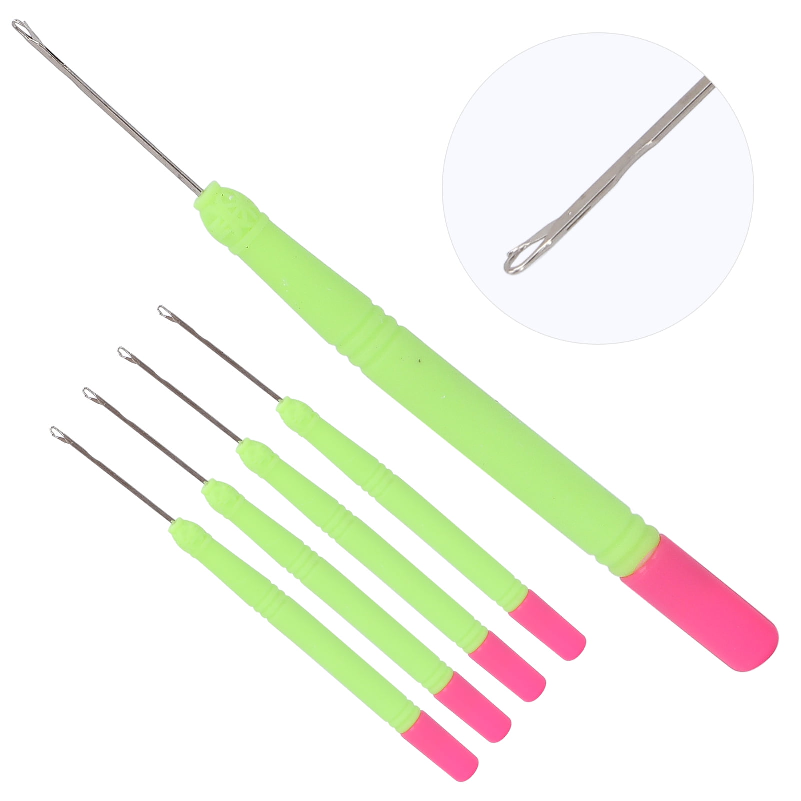 24 Pieces High Quanity Latch Crochet Hair Needle Hook 