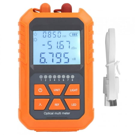

Multi-Function Red-Light Light Source Meter Optical Power Meter Engineering Plastic Fiber Light Attenuation Test For Cable Test