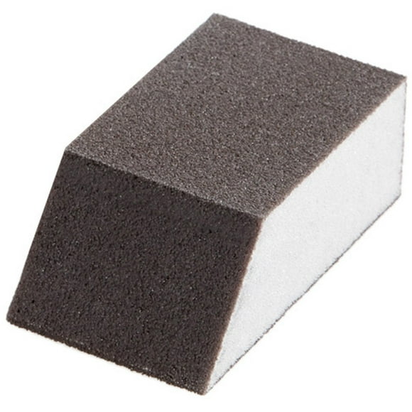 Zhuge 4-piece trapezoidal diamond sponge for kitchen cleaning, rust removal, home cleaning, bowl washing, pot cleaning, diamond sponge block 10 * 7 * 2.5cm
