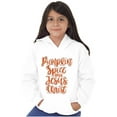 thumbnail image 3 of Fall Pumpkin Spice and Jesus Christ Kids Hoodie Sweatshirt Girls Teen Brisco Brands M, 3 of 6