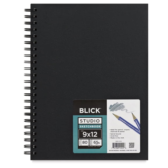 Blick Wirebound Sketchbook - 12" x 9", Wire Bound, 80 Sheets