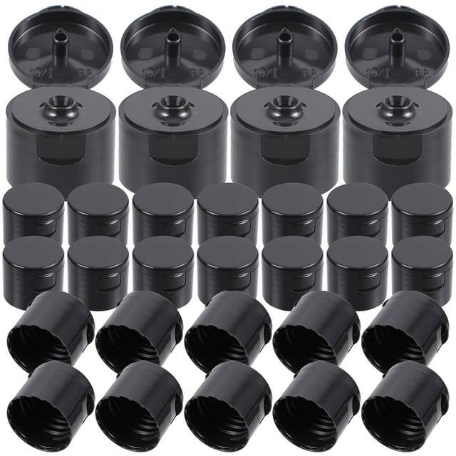 OULII 50Pcs Reusable Sports Bottle Lid Plastic Leakproof Cap for Daily Use