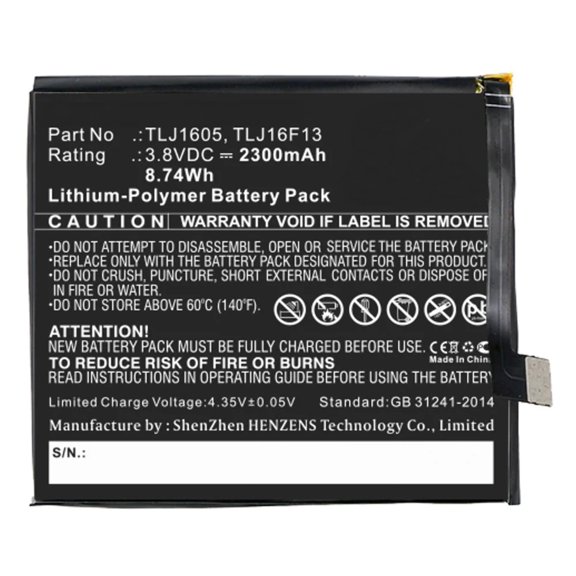 Batteries N Accessories BNA-WB-P3174 Cell Phone Battery - Li-Pol, 3.8V, 2500 mAh, Ultra High Capacity Battery - Replacement for Blu C675940250T Battery