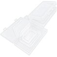 thumbnail image 4 of Rectangular Clear Plastic Storage Containers Box with Hinged Lid for Beads and Other Small Craft Items, 4 of 8