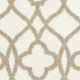 thumbnail image 2 of 3'x5' Ivory Beige Trellis Machine Woven Microfiber Indoor Area Rug, 2 of 3
