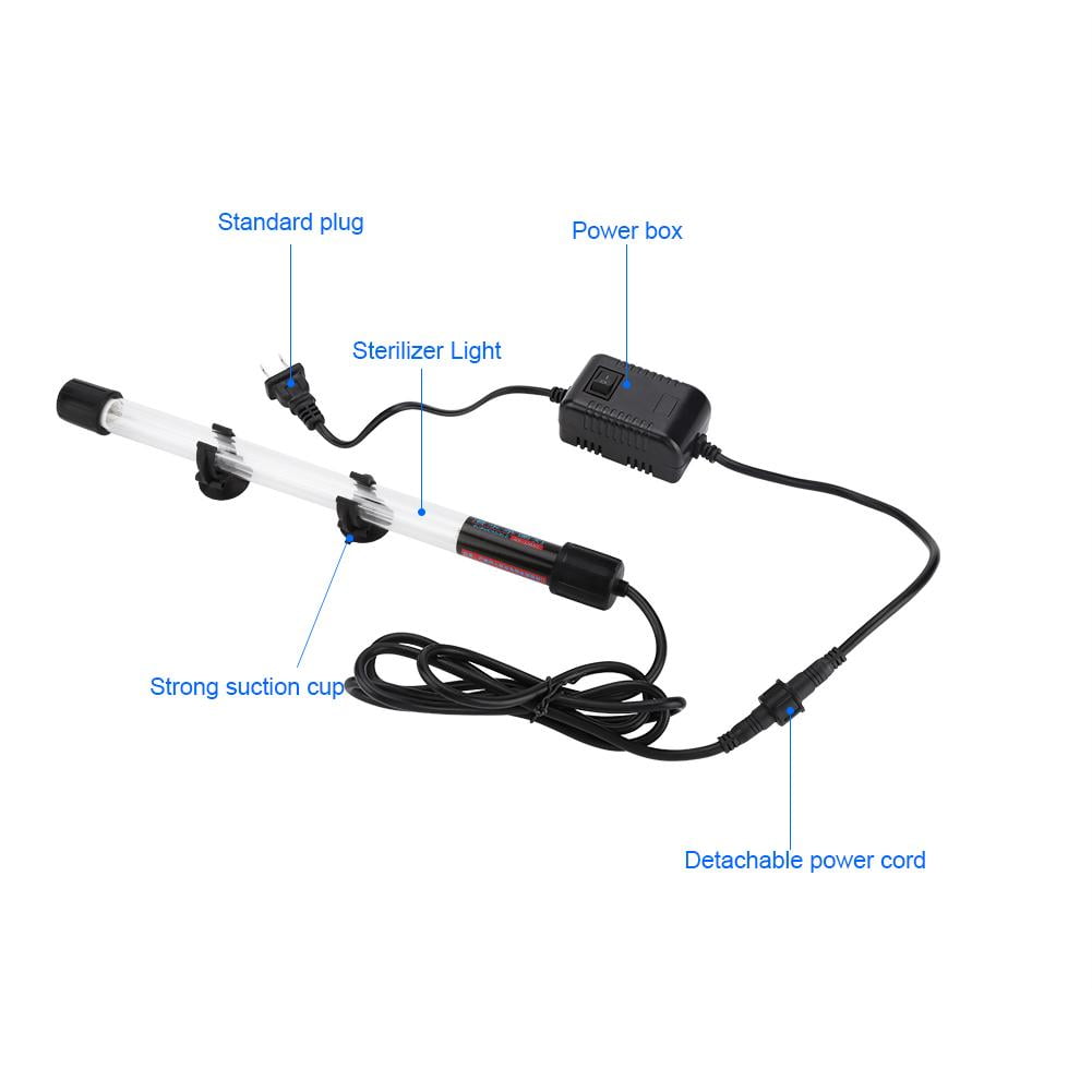 Buy Mgaxyff Aquarium Fish Tank Submersible UV Germicidal Lamp