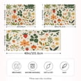 thumbnail image 2 of Yayeee Pillowcase Standard Size Set of 2 Satin Wrinkle Resistant Pillow Case, Leaves Pattern, 2 of 7