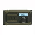 thumbnail image 1 of Multifunction Radio Hand Crank Solar USB FM/ AM/ WB Weather Radios Emergency Flashlight Power Bank ,Handy Bright, 1 of 2