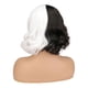 thumbnail image 5 of 2 pelucas blancas y negras con flequillo para mujeres y niñas, gorro de disfraz de Bob rizado corto Ndcxsfigh Cuidado Belleza, 5 of 5