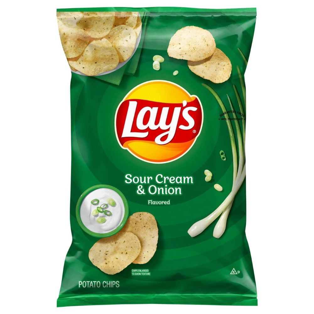 OREO Chocolate Sandwich Cookies 20 pk & Lay's Sour Cream & Onion Potato 7.75 oz
