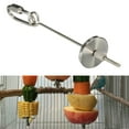 thumbnail image 3 of 2x Alimentador De Comida Para Pollo Alimentador Juguetes Colgantes Juguetes Loros Cangrejos Guacamayos Pinzones Sunnimix  Alimentador de horquilla de fruta de loro de aves, 3 of 7