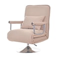 thumbnail image 3 of Sofá Plegable 2 En 1, Sillón, Sofá Cama, Ahorro De Espacio, Chaise Lounge Lavable, Color Caqui, 3 of 8
