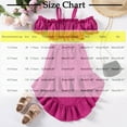 thumbnail image 2 of Toddler Skirt Sets Girls 2 Piece Outfits Off Shoulder Ruffle Crop Tops High Low Skirt Summer Outfits Purple, 4 Y, 2 of 4