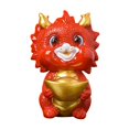 thumbnail image 2 of Estatua de dragón chino de resina para escritorio, figura de animales chinos para escritorio Estilo D, 2 of 9